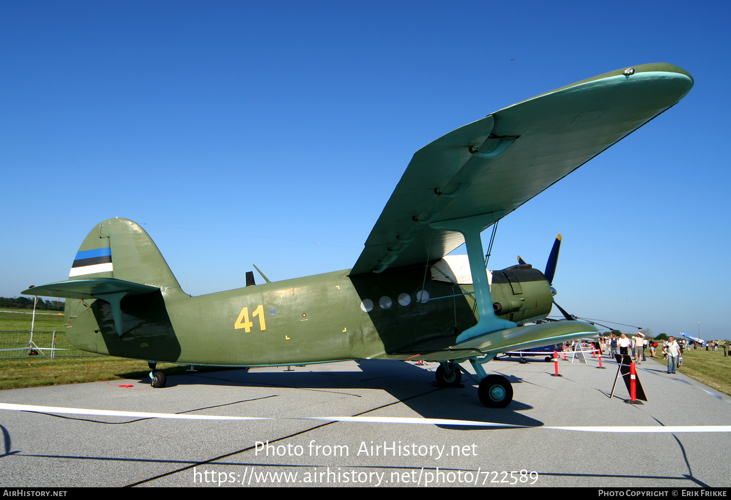 Aircraft Photo of 41 yellow | Antonov An-2 | Estonia - Air Force | AirHistory.net #722589