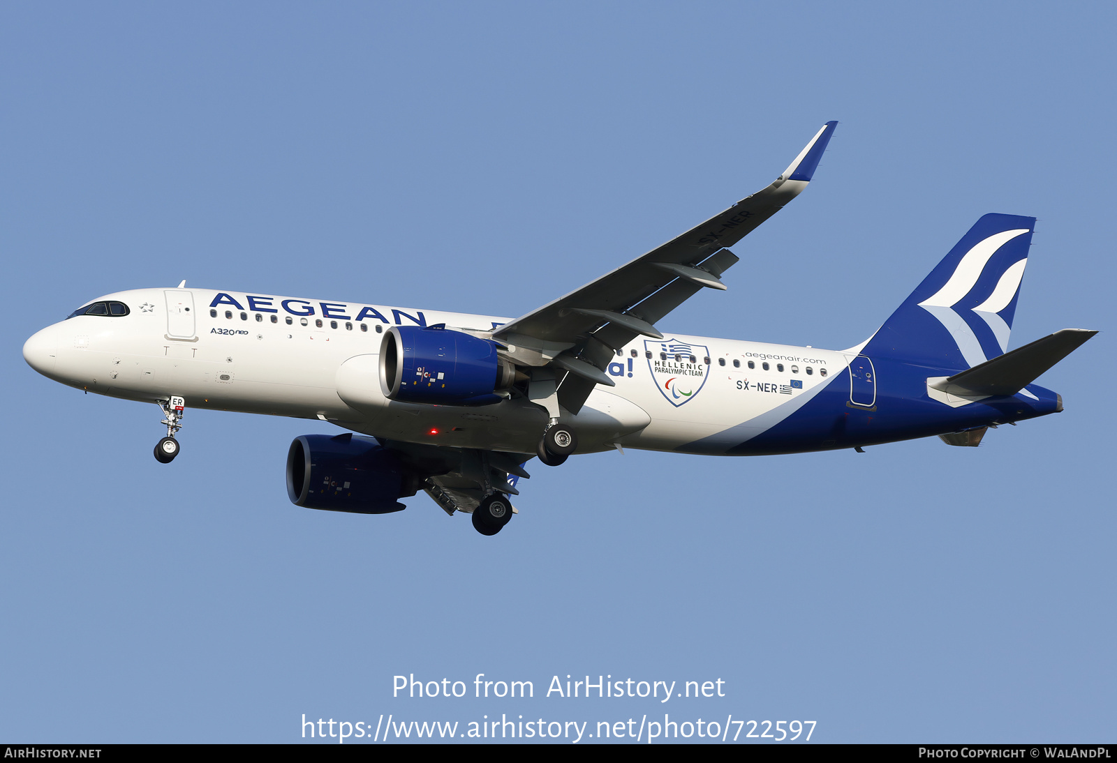 Aircraft Photo of SX-NER | Airbus A320-271N | Aegean Airlines | AirHistory.net #722597