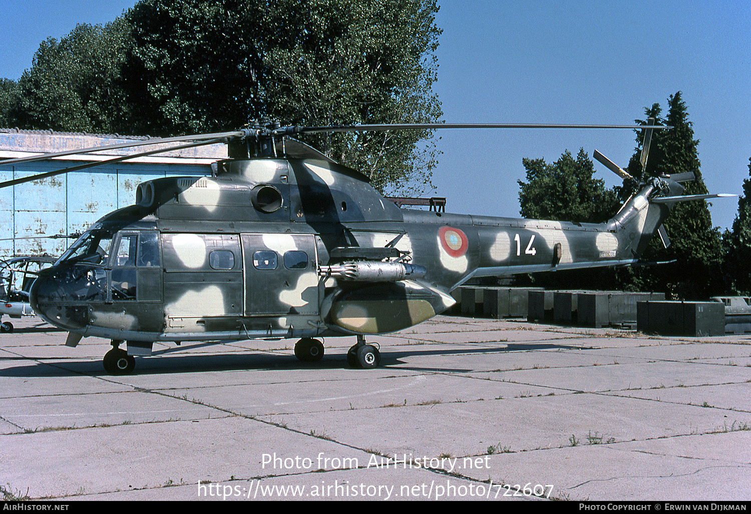 Aircraft Photo of 14 | Aerospatiale IAR-330H Puma | Romania - Air Force | AirHistory.net #722607