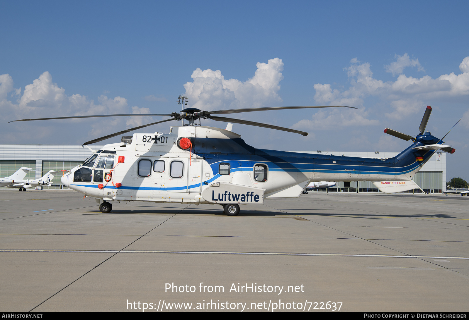 Aircraft Photo of 8201 | Eurocopter AS-532U2 Cougar Mk2 | Germany - Air Force | AirHistory.net #722637