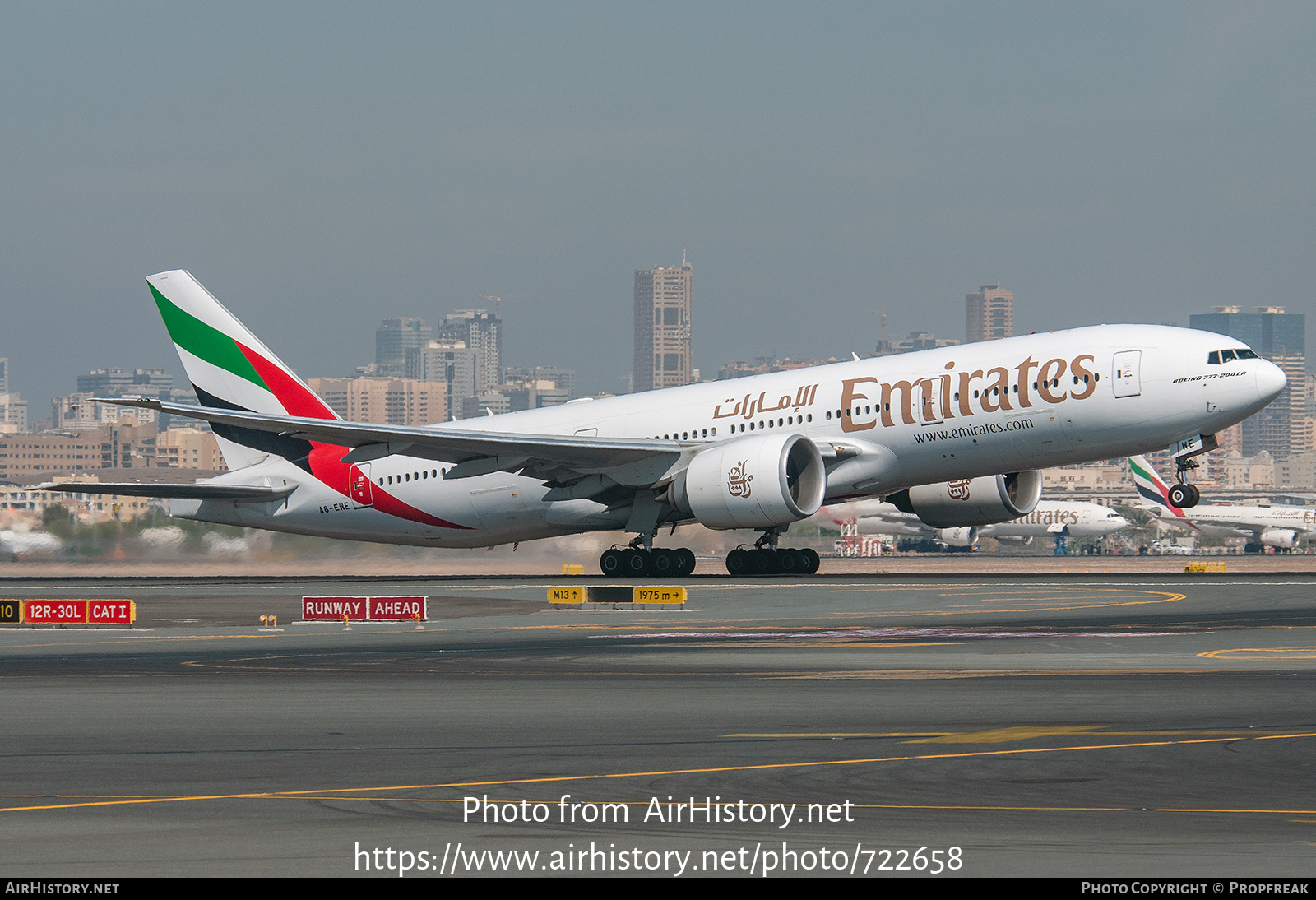 Aircraft Photo of A6-EWE | Boeing 777-21H/LR | Emirates | AirHistory.net #722658