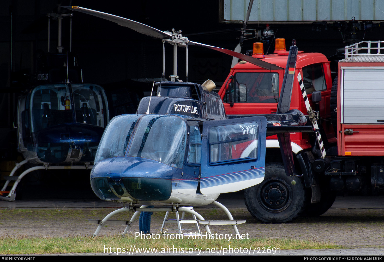 Aircraft Photo of D-HAFC | Agusta AB-206B Jetranger | Rotorflug | AirHistory.net #722691