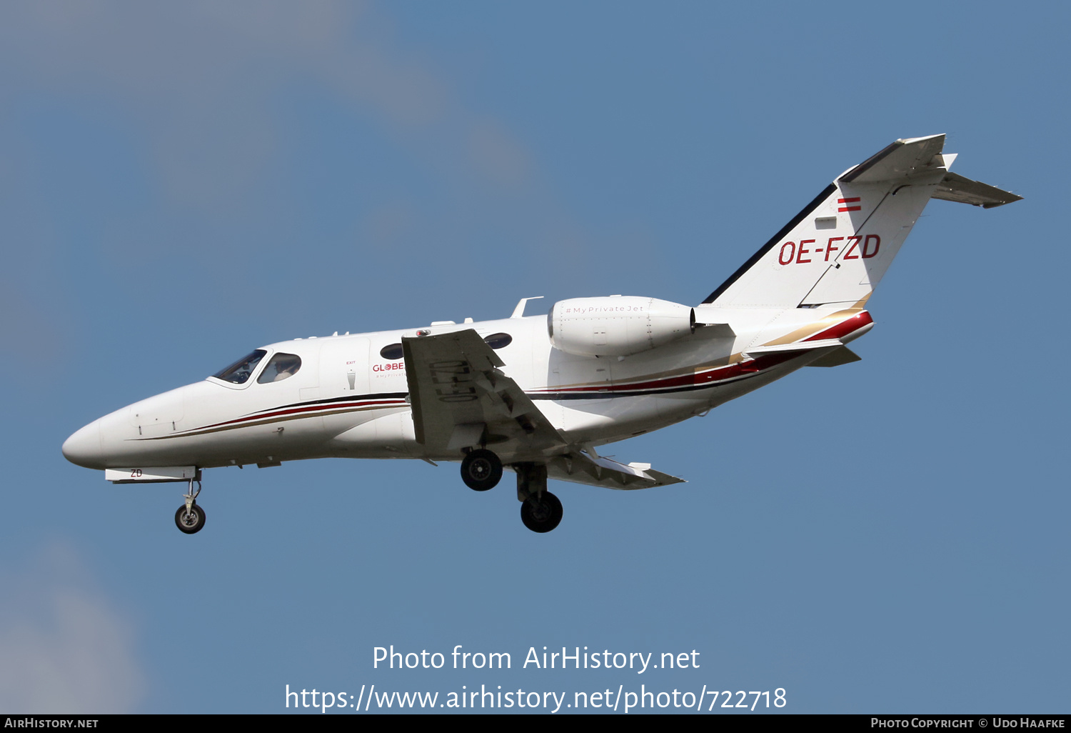 Aircraft Photo of OE-FZD | Cessna 510 Citation Mustang | GlobeAir | AirHistory.net #722718