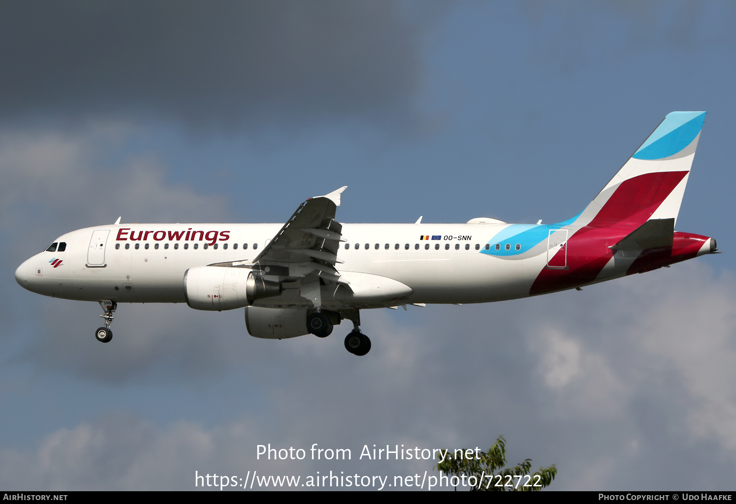 Aircraft Photo of OO-SNN | Airbus A320-214 | Eurowings | AirHistory.net #722722