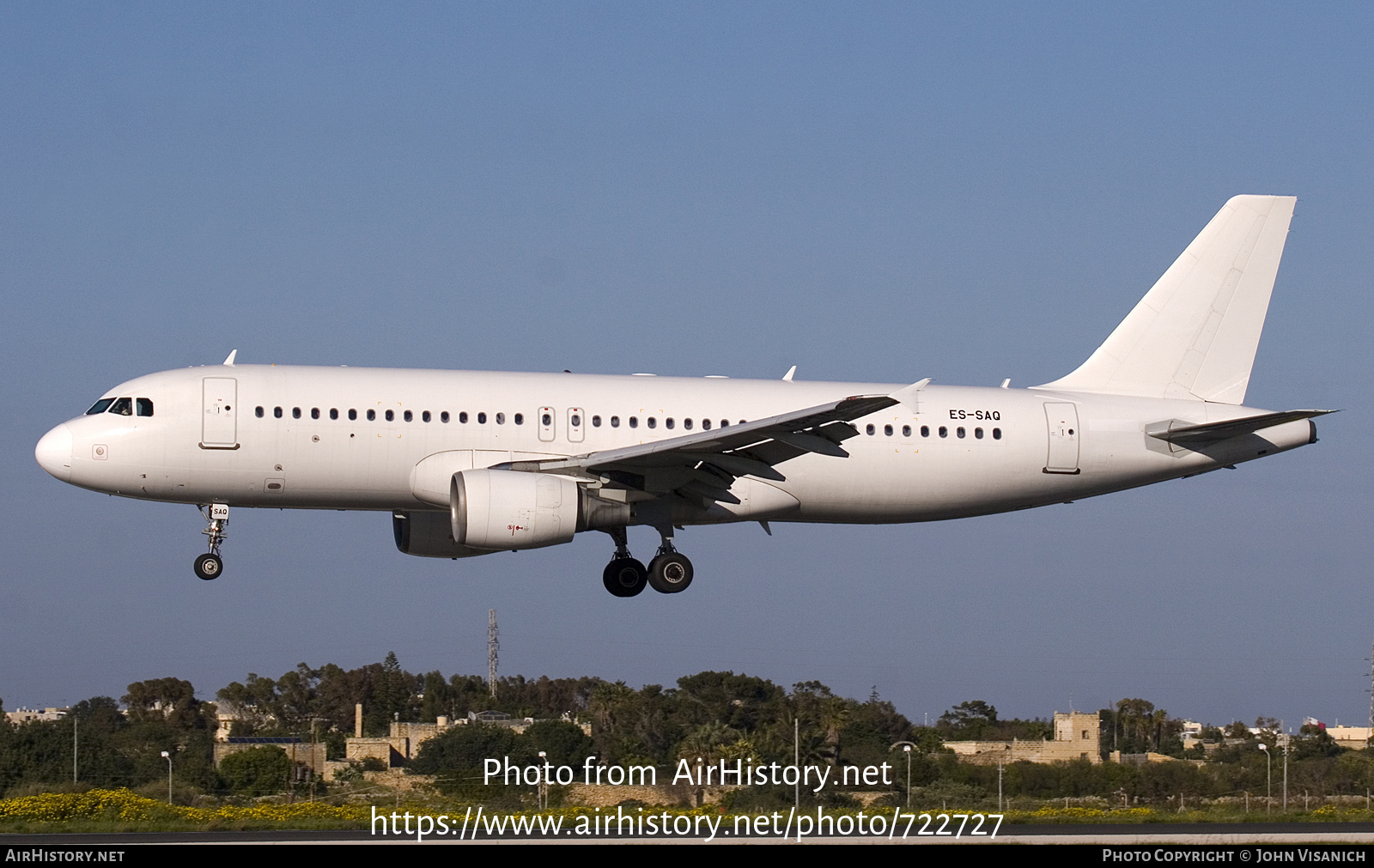 Aircraft Photo of ES-SAQ | Airbus A320-214 | AirHistory.net #722727