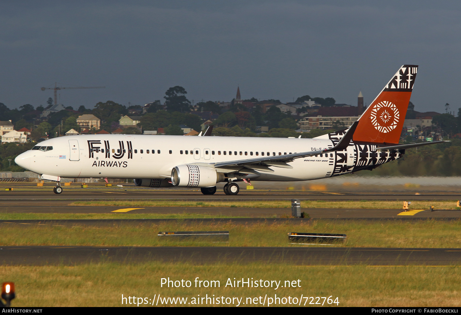 Aircraft Photo of DQ-FJN | Boeing 737-808 | Fiji Airways | AirHistory.net #722764