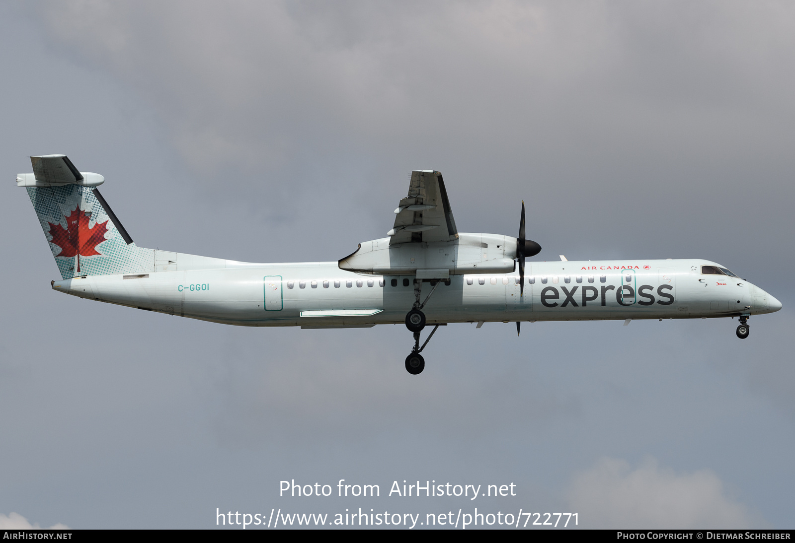 Aircraft Photo of C-GGOI | Bombardier DHC-8-402 Dash 8 | Air Canada Express | AirHistory.net #722771