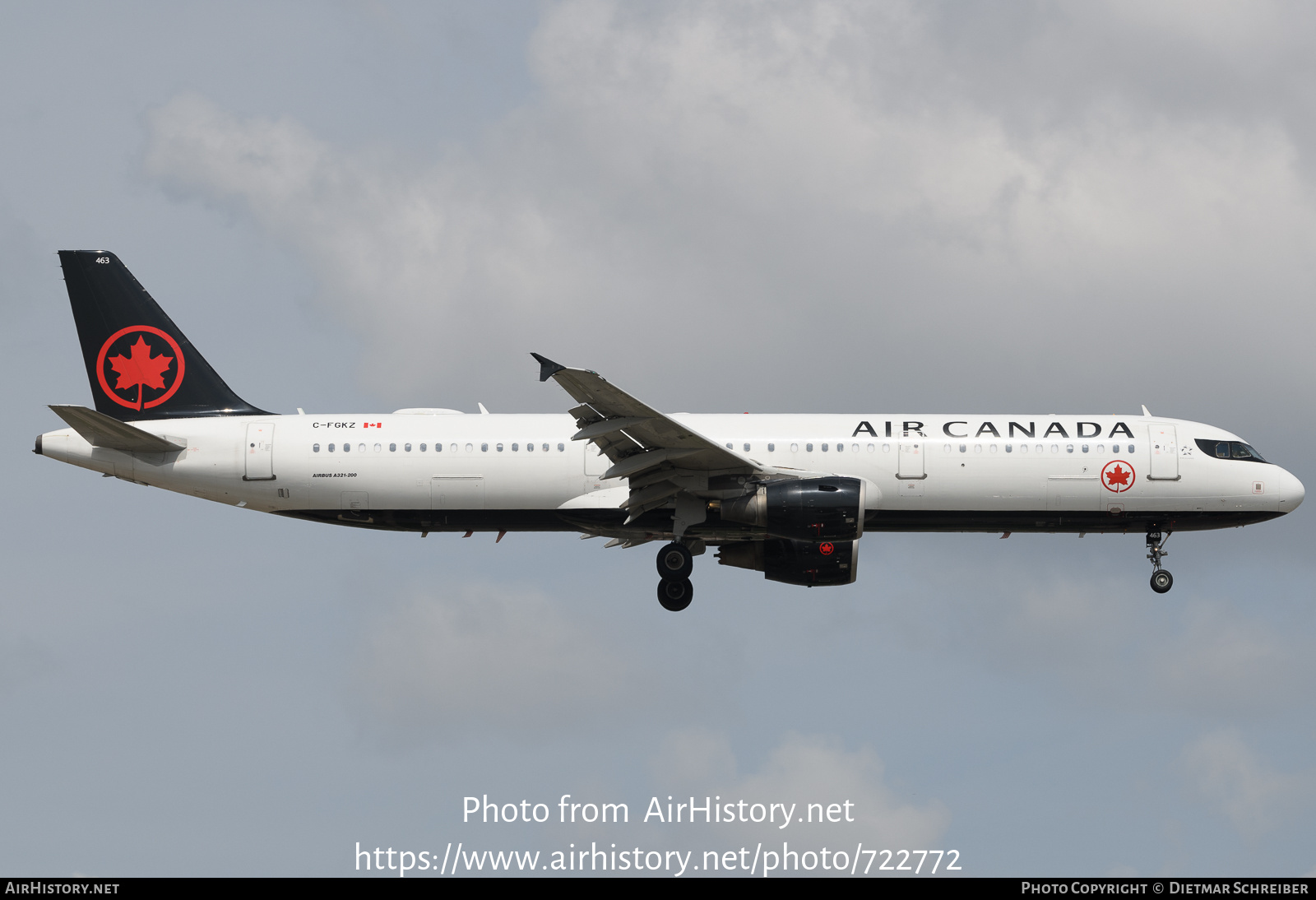 Aircraft Photo of C-FGKZ | Airbus A321-212 | Air Canada | AirHistory.net #722772