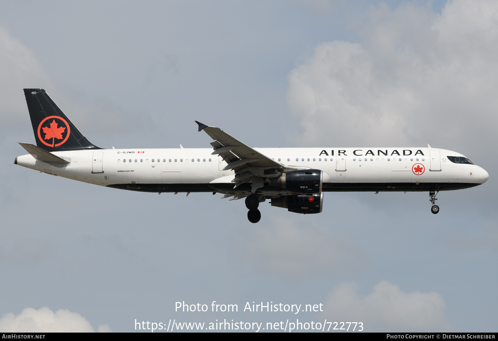 Aircraft Photo of C-GJWO | Airbus A321-211 | Air Canada | AirHistory.net #722773