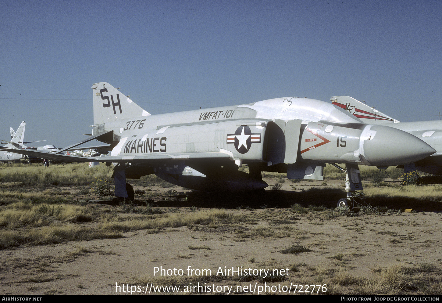 Aircraft Photo of 153776 / 3776 | McDonnell F-4J Phantom II | USA - Marines | AirHistory.net #722776