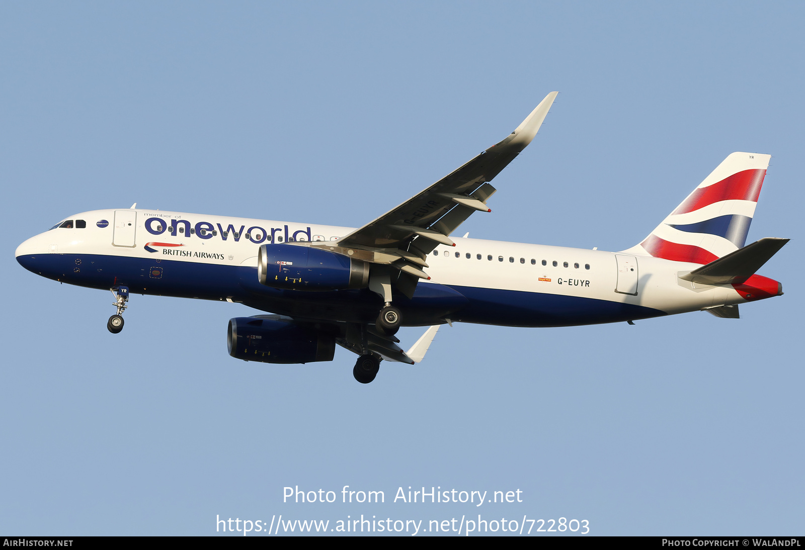 Aircraft Photo of G-EUYR | Airbus A320-232 | British Airways | AirHistory.net #722803