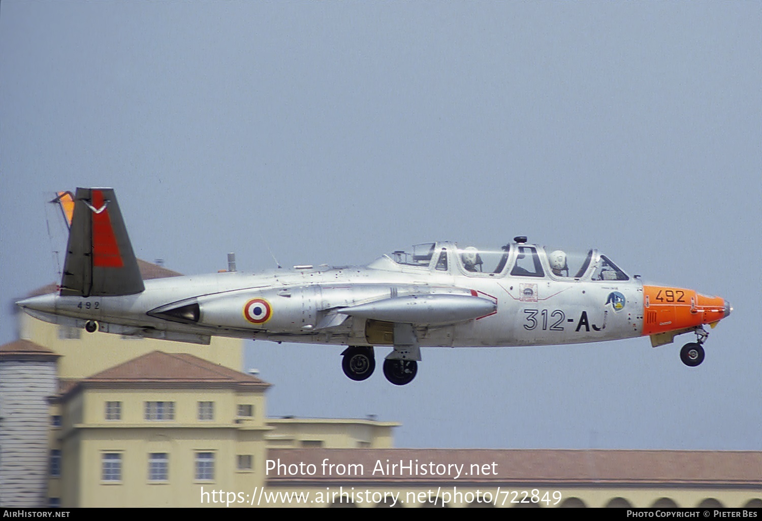 Aircraft Photo of 492 | Fouga CM-170 Magister | France - Air Force | AirHistory.net #722849