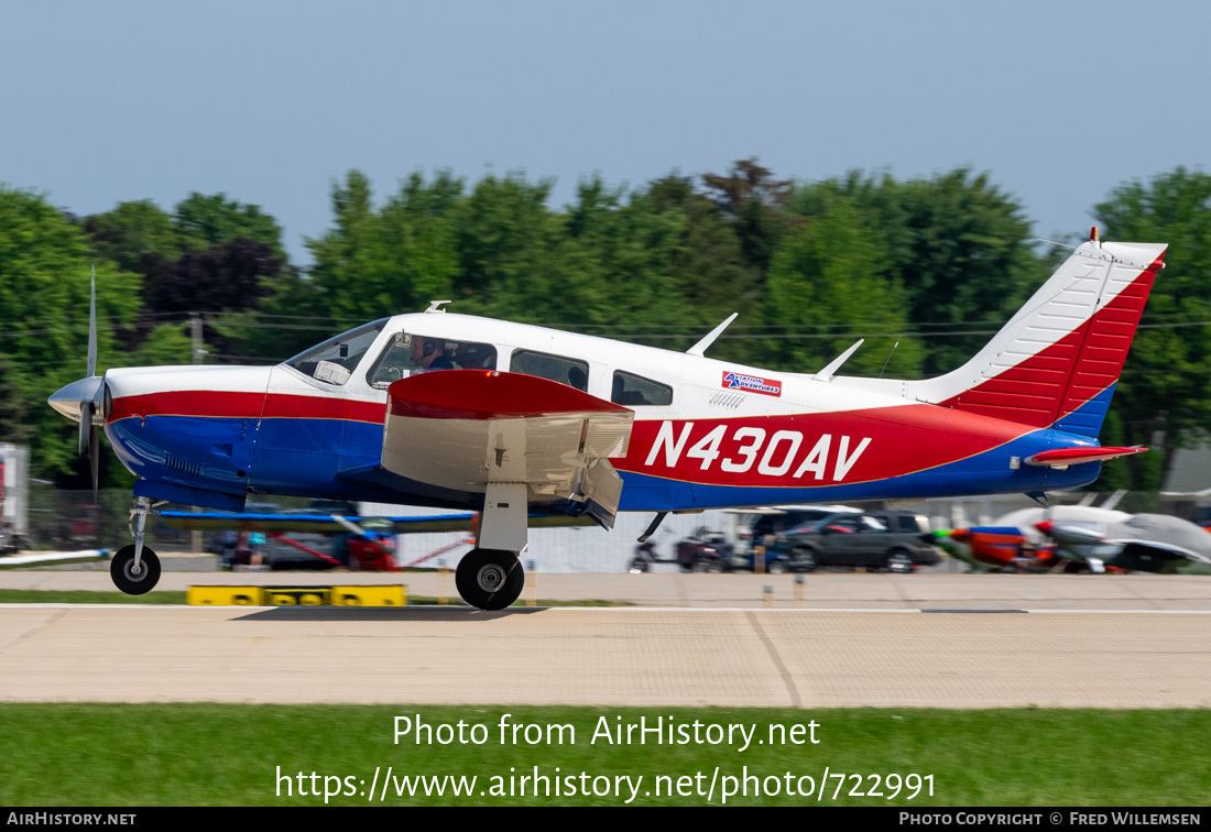 Aircraft Photo of N430AV | Piper PA-28R-200 Cherokee Arrow II | Aviation Adventures | AirHistory.net #722991