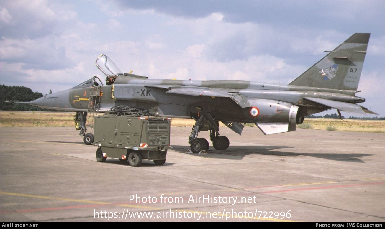 Aircraft Photo of A7 | Sepecat Jaguar A | France - Air Force | AirHistory.net #722996