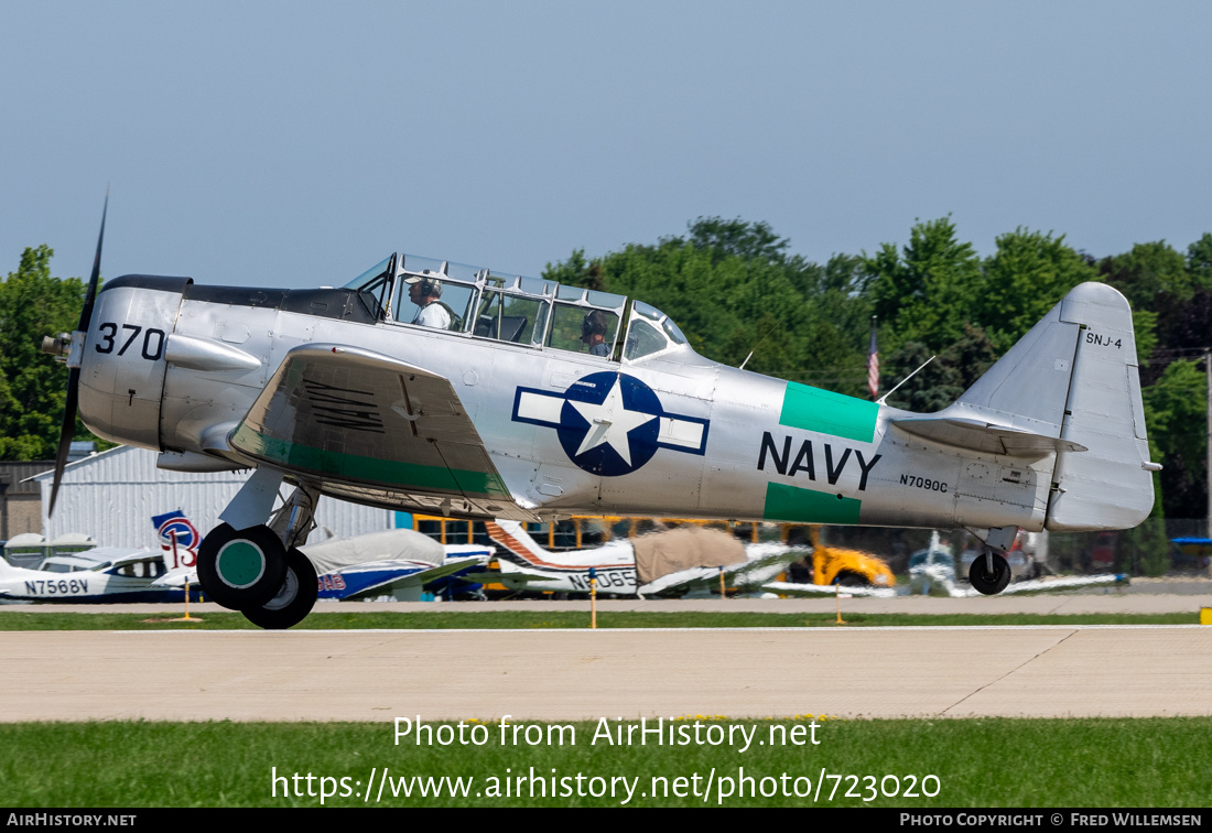 Aircraft Photo of N7090C | North American SNJ-4 Texan | USA - Navy | AirHistory.net #723020