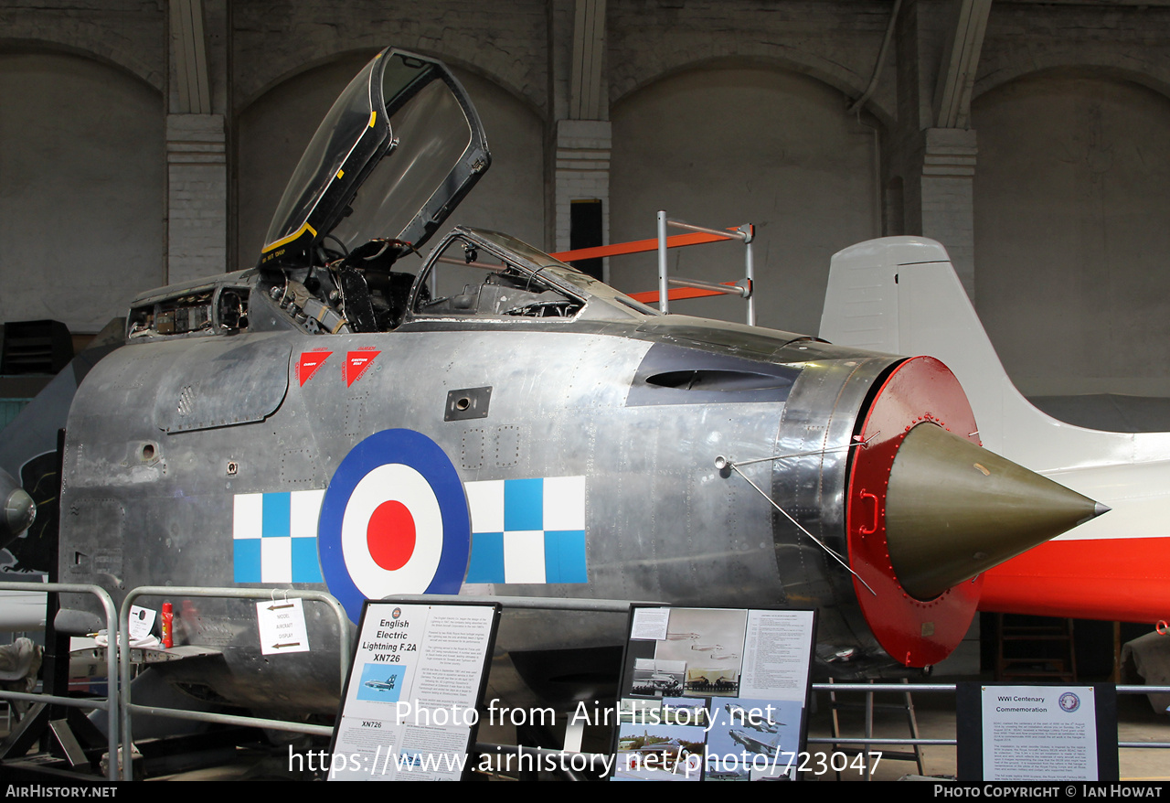 Aircraft Photo of XN726 | English Electric Lightning F2A | UK - Air Force | AirHistory.net #723047