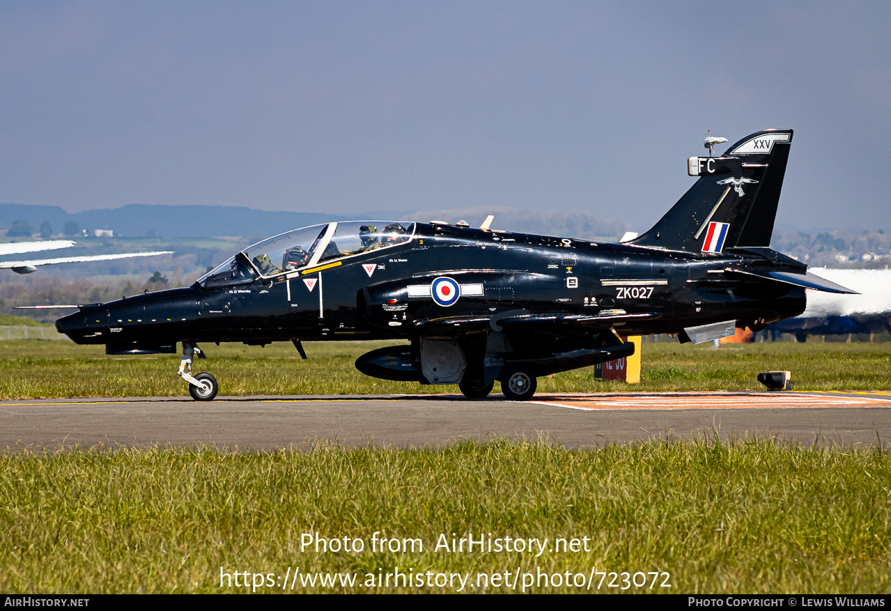 Aircraft Photo of ZK027 | BAE Systems Hawk T2 | UK - Air Force | AirHistory.net #723072