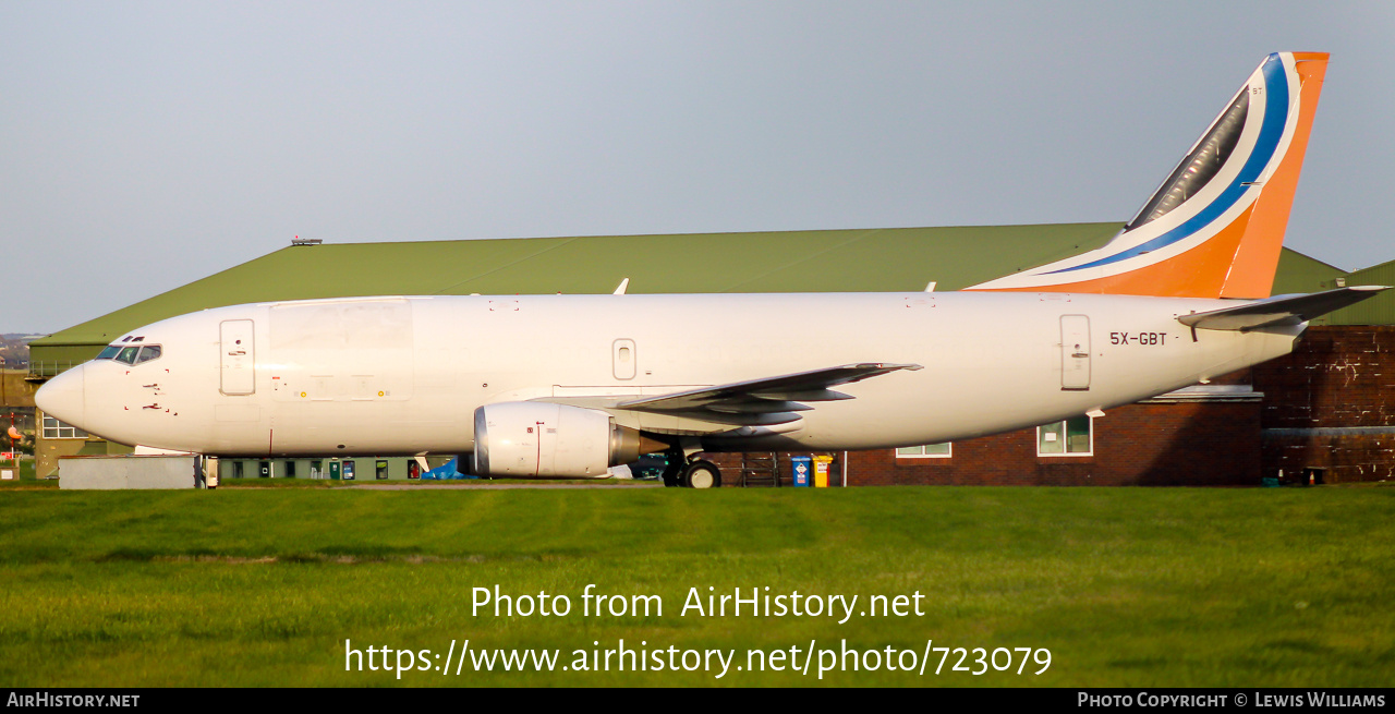 Aircraft Photo of 5X-GBT | Boeing 737-33A/SF | AirHistory.net #723079