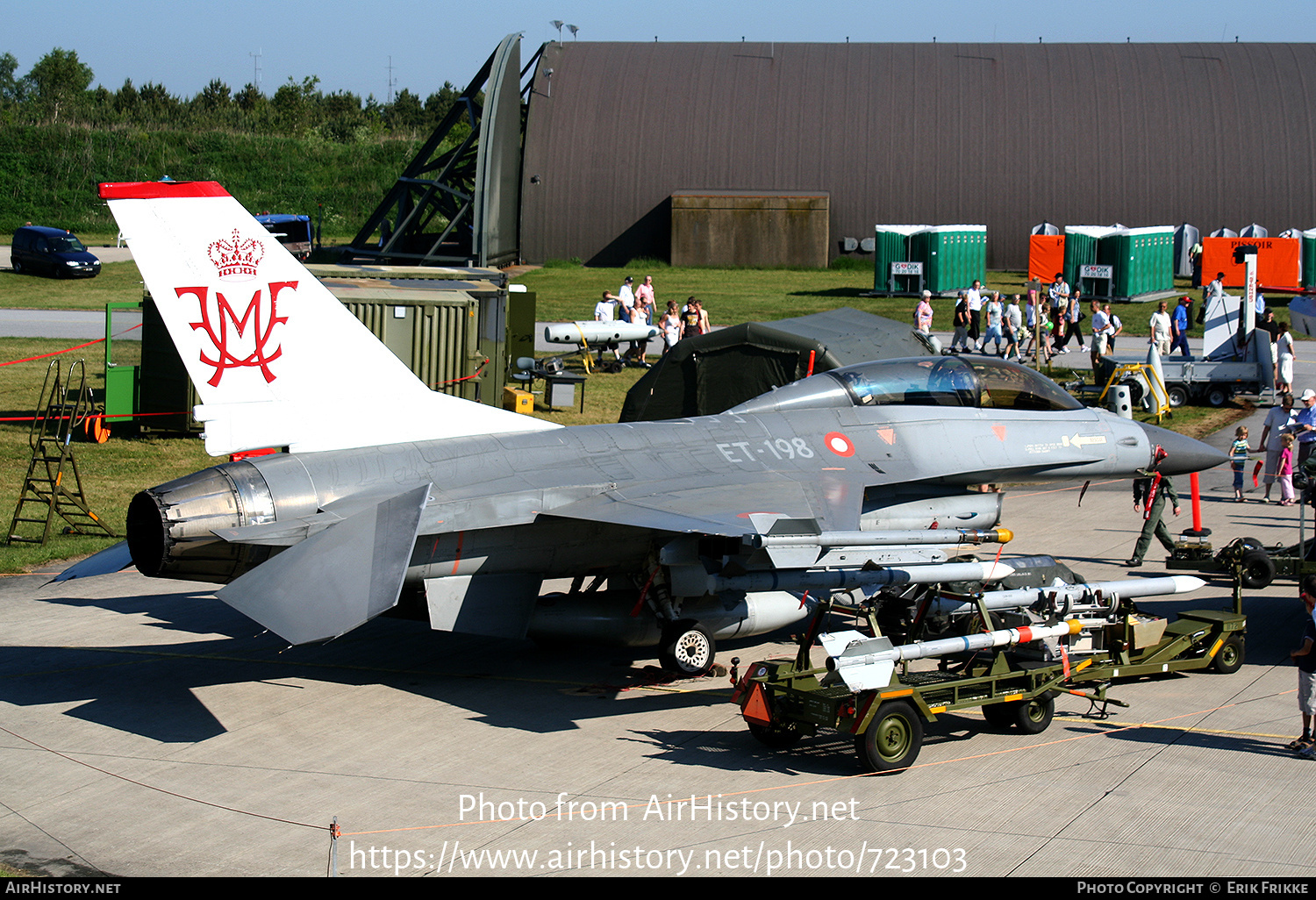 Aircraft Photo of ET-198 | General Dynamics F-16BM Fighting Falcon | Denmark - Air Force | AirHistory.net #723103