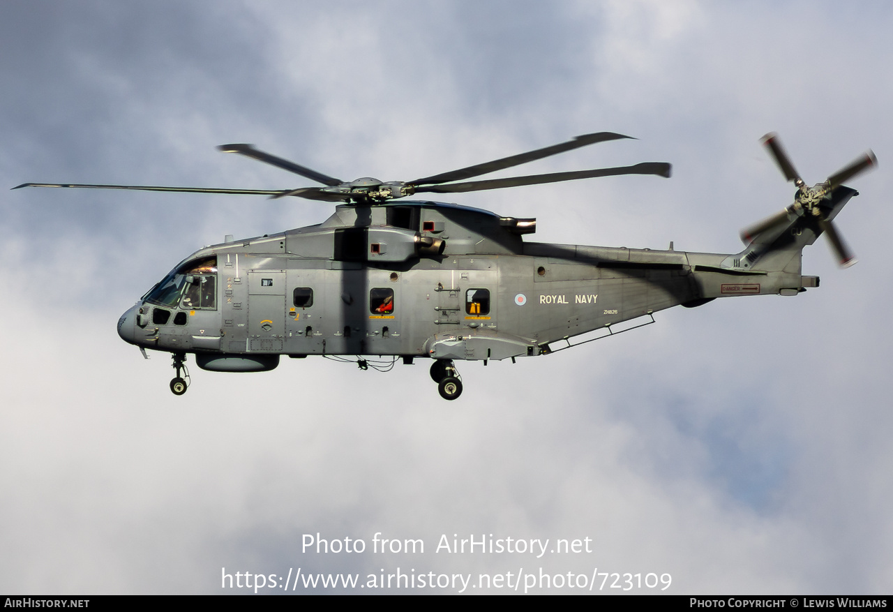 Aircraft Photo of ZH826 | EHI EH101-111 Merlin HM2 | UK - Navy | AirHistory.net #723109