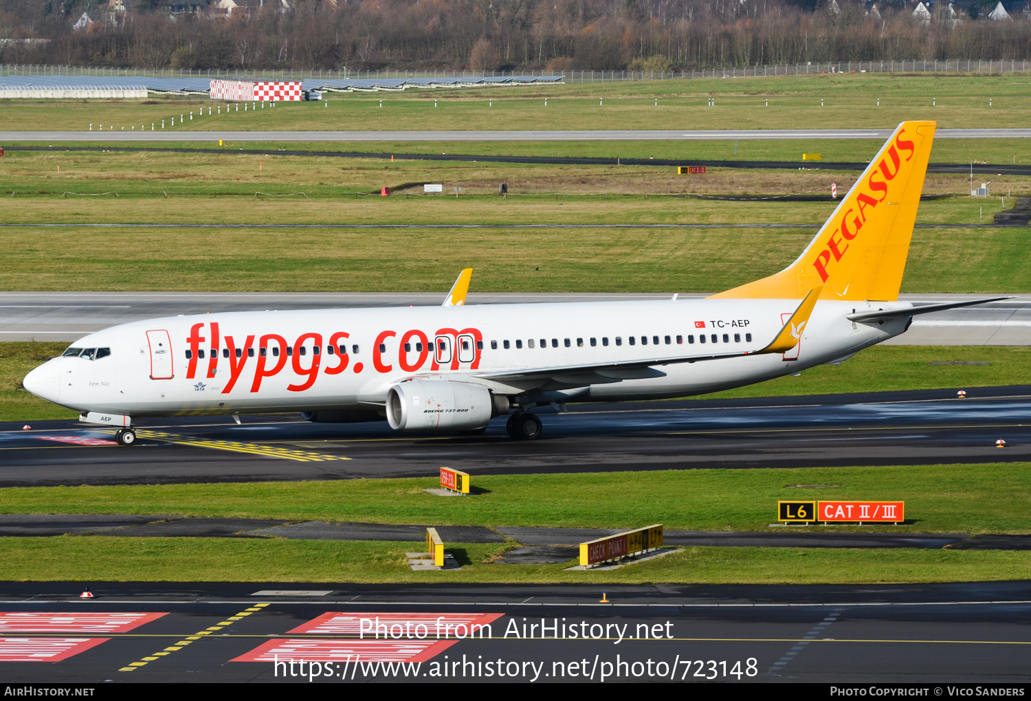 Aircraft Photo of TC-AEP | Boeing 737-82R | Pegasus Airlines | AirHistory.net #723148