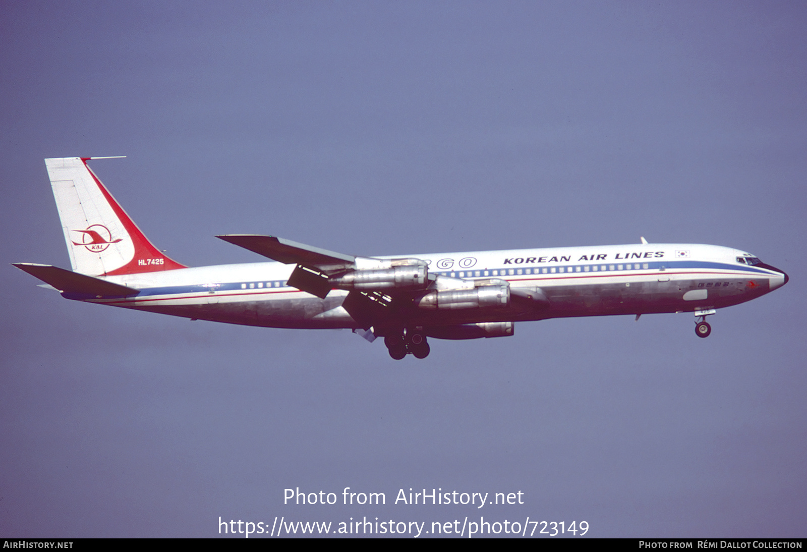 Aircraft Photo of HL7425 | Boeing 707-373C | Korean Air Lines Cargo | AirHistory.net #723149