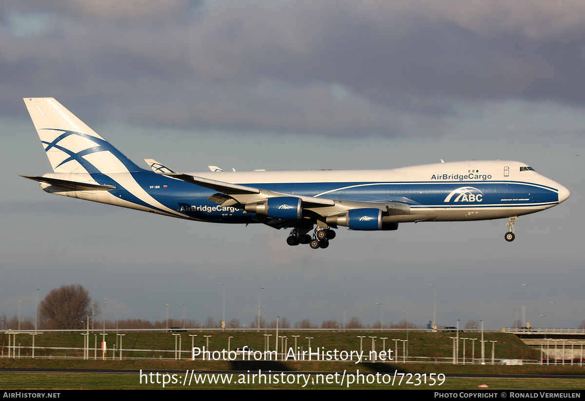 Aircraft Photo of VP-BIK | Boeing 747-46NF/ER/SCD | ABC - AirBridgeCargo Airlines | AirHistory.net #723159