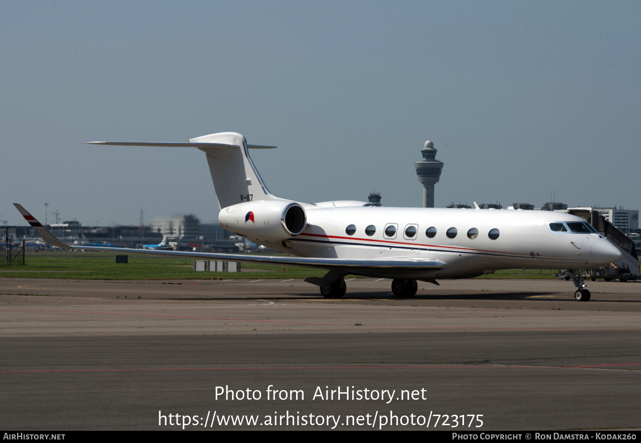 Aircraft Photo of V-117 | Gulfstream Aerospace G650ER (G-VI) | Netherlands - Air Force | AirHistory.net #723175