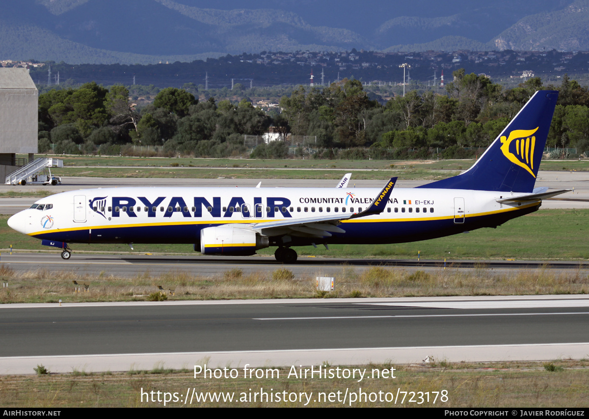 Aircraft Photo of EI-EKJ | Boeing 737-8AS | Ryanair | AirHistory.net #723178