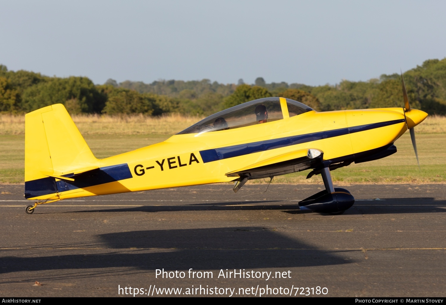 Aircraft Photo of G-YELA | Van's RV-8 | AirHistory.net #723180