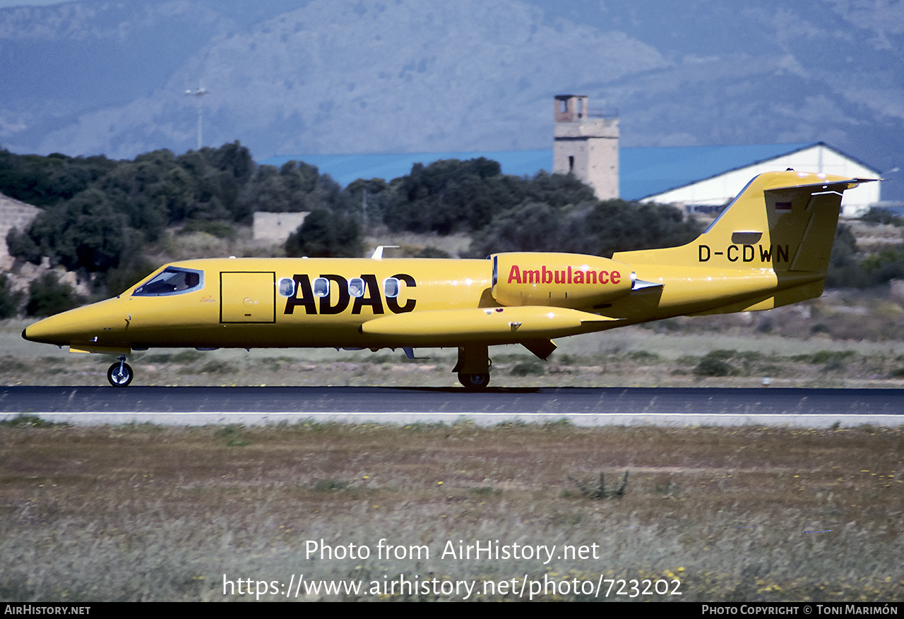 Aircraft Photo of D-CDWN | Gates Learjet 35A | ADAC Luftrettung | AirHistory.net #723202