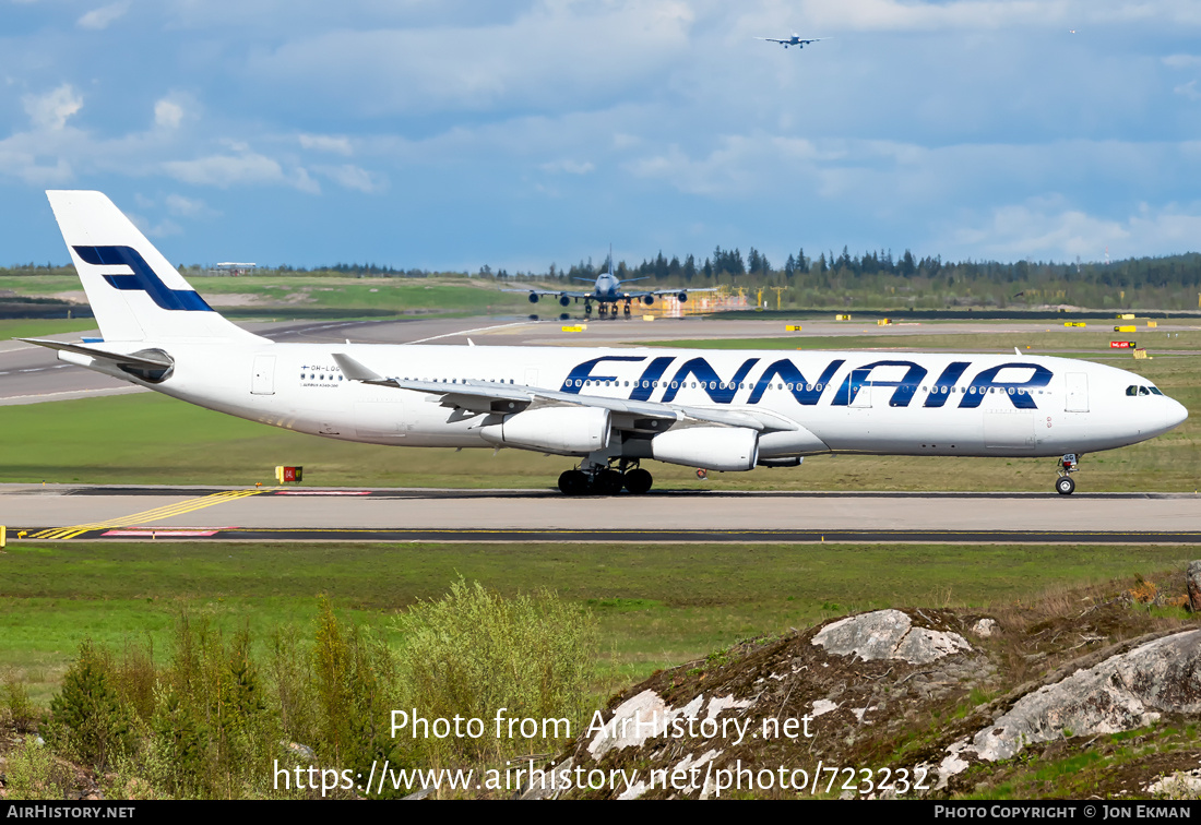 Aircraft Photo of OH-LQG | Airbus A340-313X | Finnair | AirHistory.net #723232