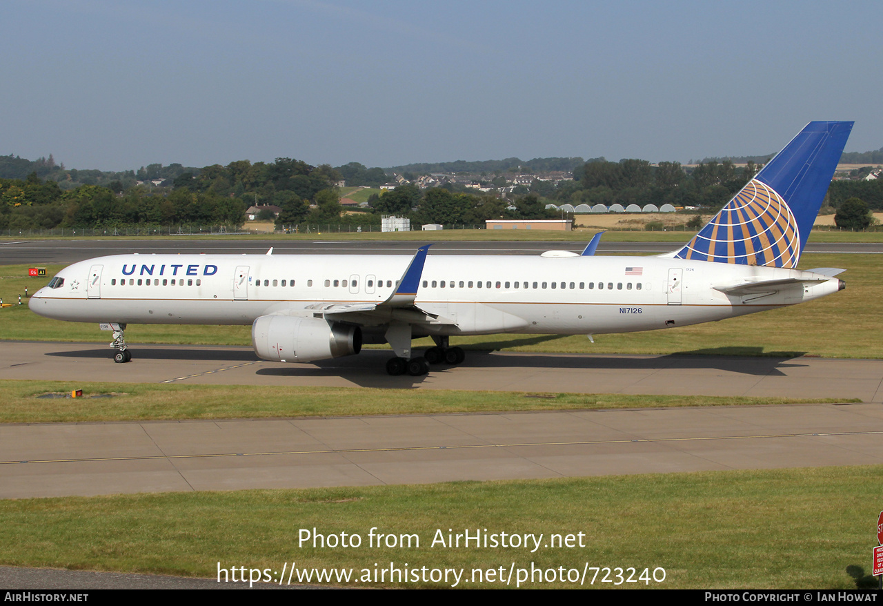 Aircraft Photo of N17126 | Boeing 757-224 | United Airlines | AirHistory.net #723240