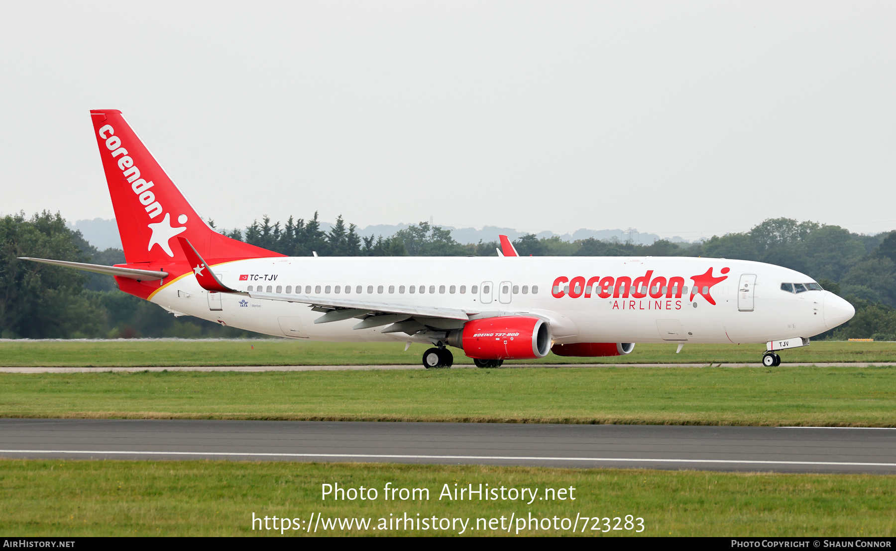 Aircraft Photo of TC-TJV | Boeing 737-86J | Corendon Airlines | AirHistory.net #723283