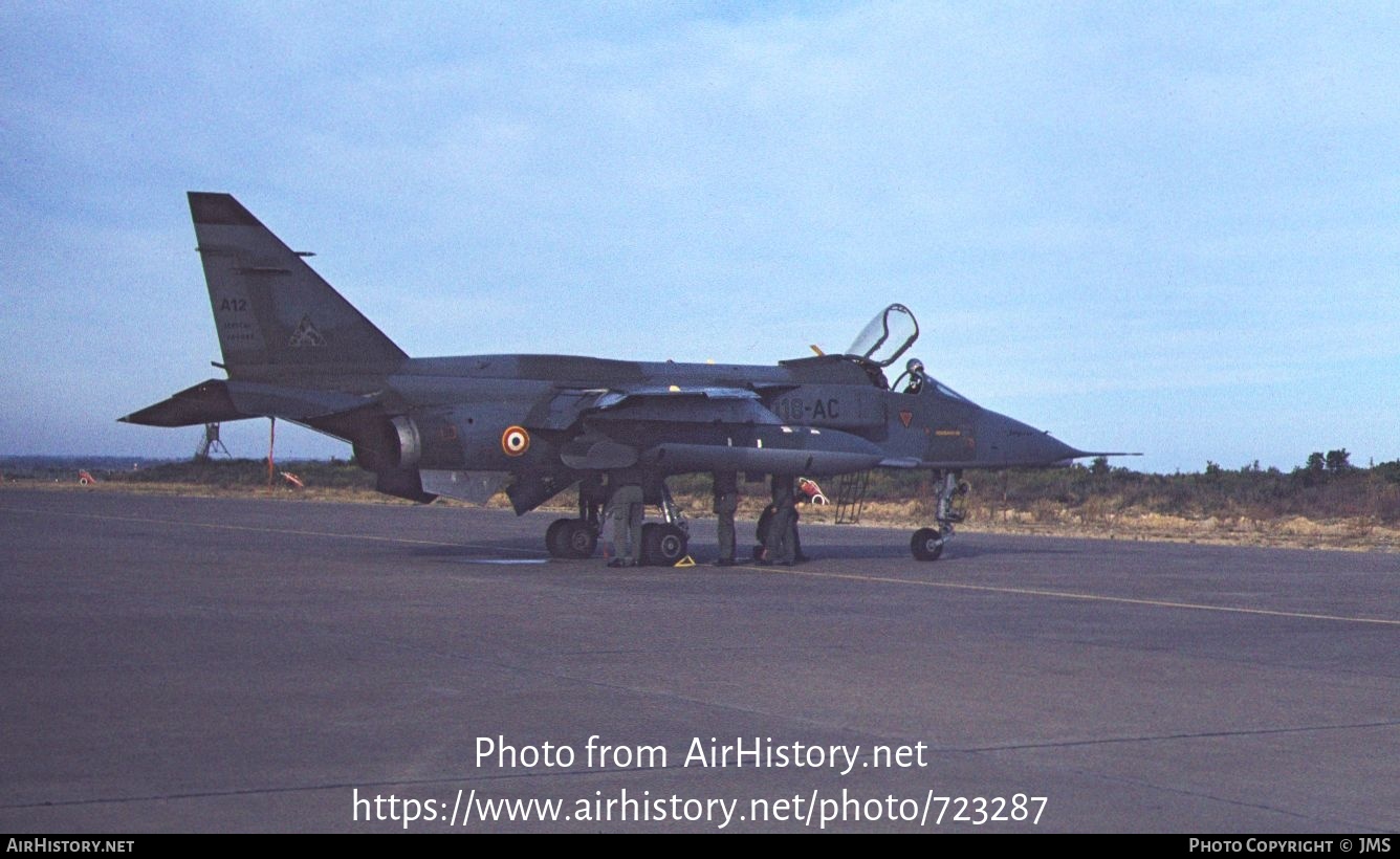 Aircraft Photo of A12 | Sepecat Jaguar A | France - Air Force | AirHistory.net #723287