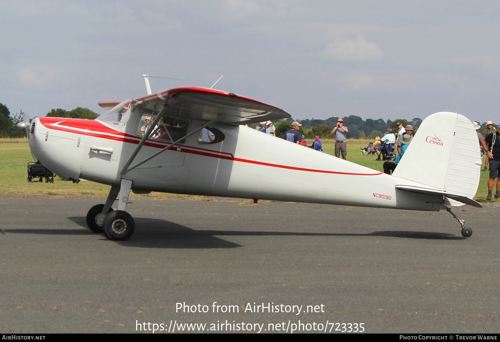 Aircraft Photo of N90190 / NC90190 | Cessna 140 | AirHistory.net #723335