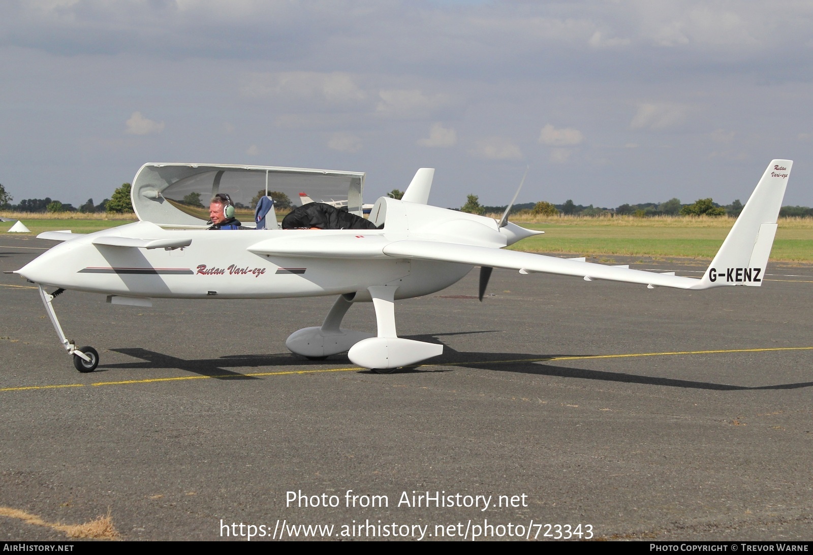 Aircraft Photo of G-KENZ | Rutan 33 VariEze | AirHistory.net #723343