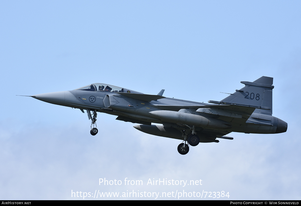 Aircraft Photo of 39208 | Saab JAS 39C Gripen | Sweden - Air Force | AirHistory.net #723384