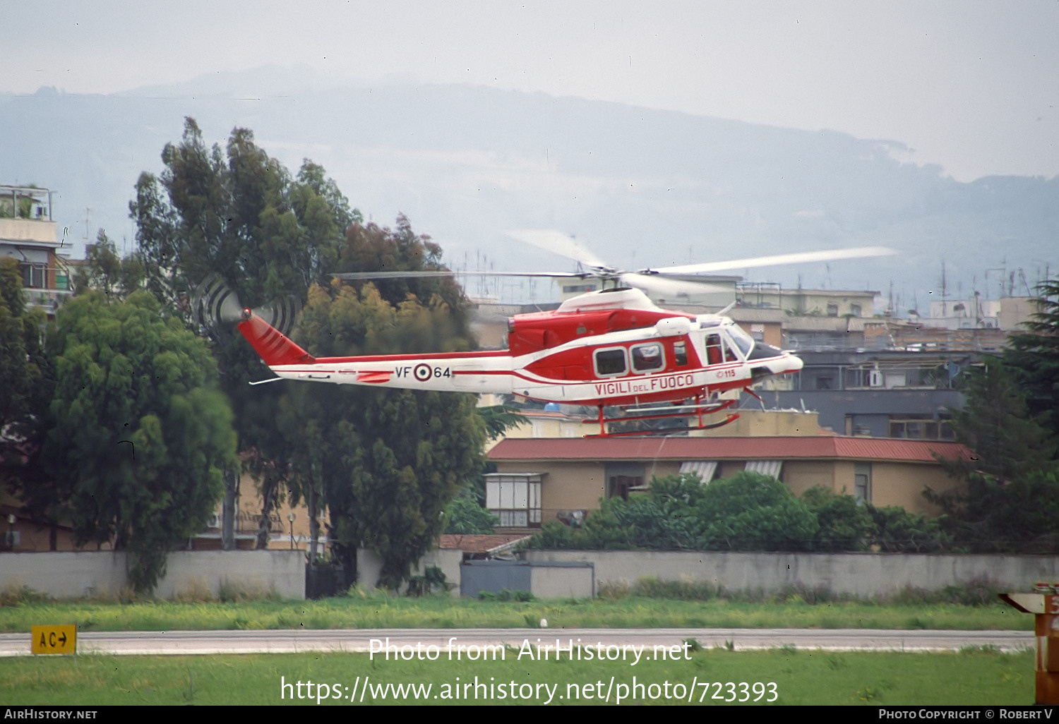 Aircraft Photo of VFOT / VF-64 | Agusta AB-412EP | Italy - Vigili del Fuoco | AirHistory.net #723393