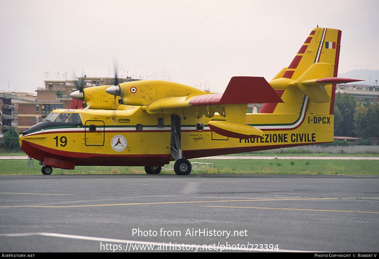 Aircraft Photo of I-DPCX | Bombardier CL-415 (CL-215-6B11) | Protezione Civile | AirHistory.net #723394