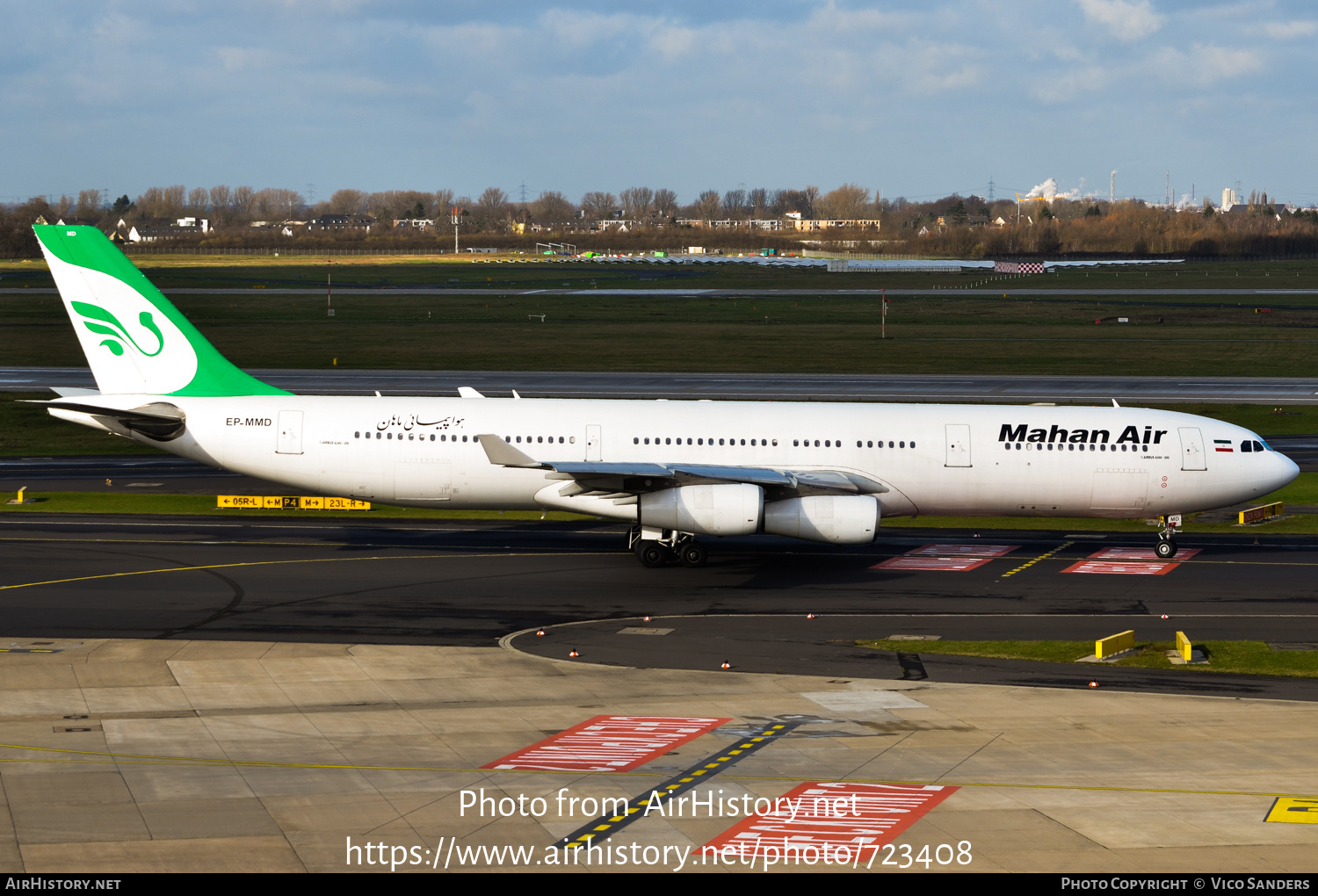 Aircraft Photo of EP-MMD | Airbus A340-313 | Mahan Air | AirHistory.net #723408