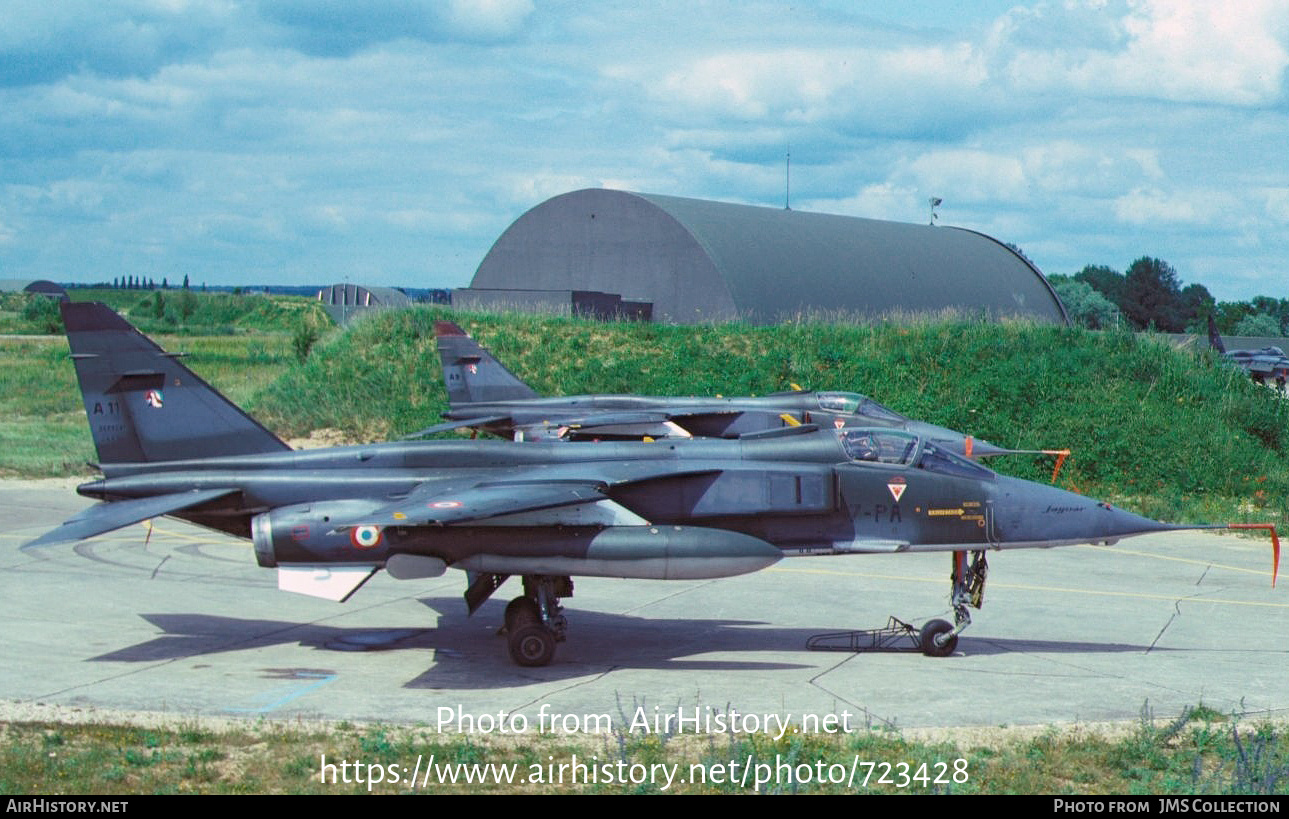 Aircraft Photo of A11 | Sepecat Jaguar A | France - Air Force | AirHistory.net #723428