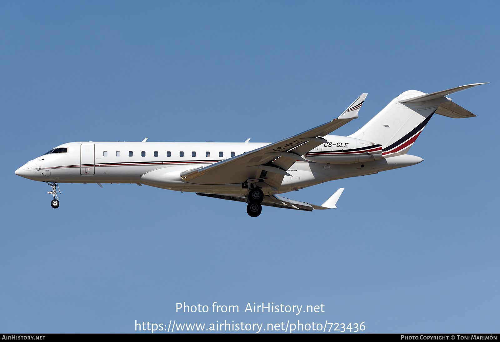 Aircraft Photo of CS-GLE | Bombardier Global 6000 (BD-700-1A10) | AirHistory.net #723436