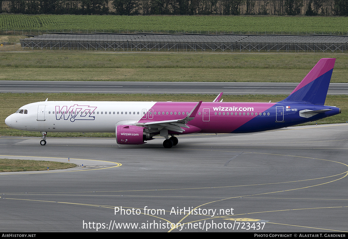 Aircraft Photo of 9H-WBI | Airbus A321-271NX | Wizz Air | AirHistory.net #723437