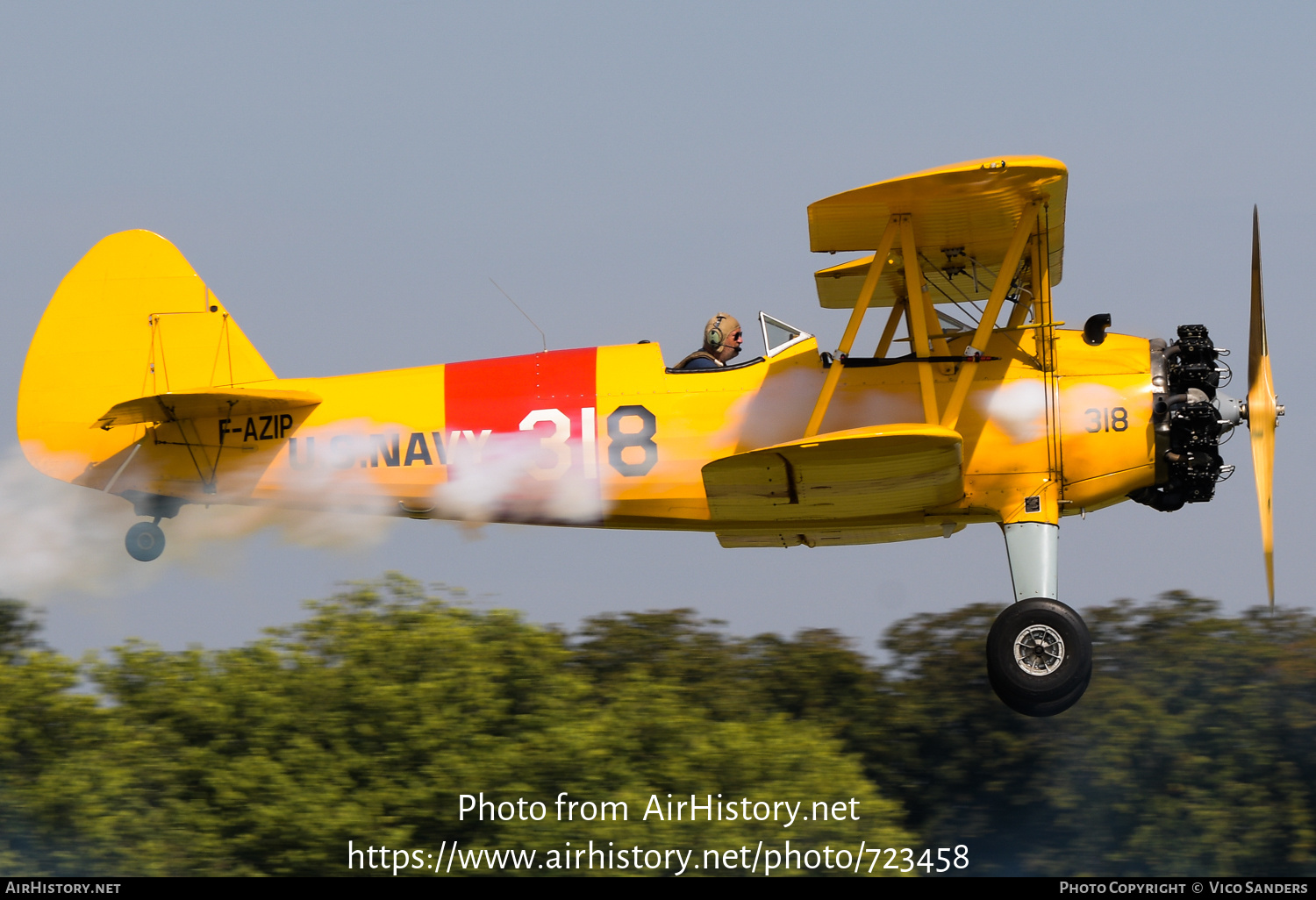 Aircraft Photo of F-AZIP / 318 | Boeing PT-17 Kaydet (A75N1) | USA - Navy | AirHistory.net #723458