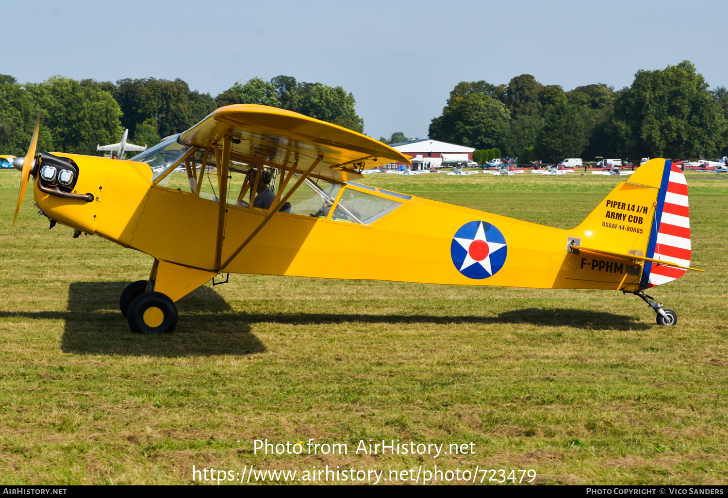 Aircraft Photo of F-PPHM / 44-80665 | Piper J-3C-65 Cub | USA - Army | AirHistory.net #723479