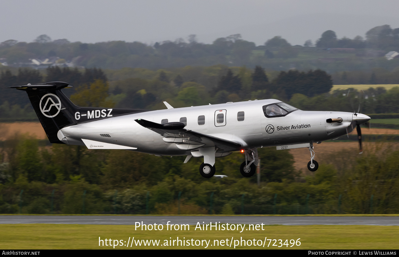 Aircraft Photo of G-MDSZ | Pilatus PC-12NGX (PC-12/47E) | Silver Aviation | AirHistory.net #723496