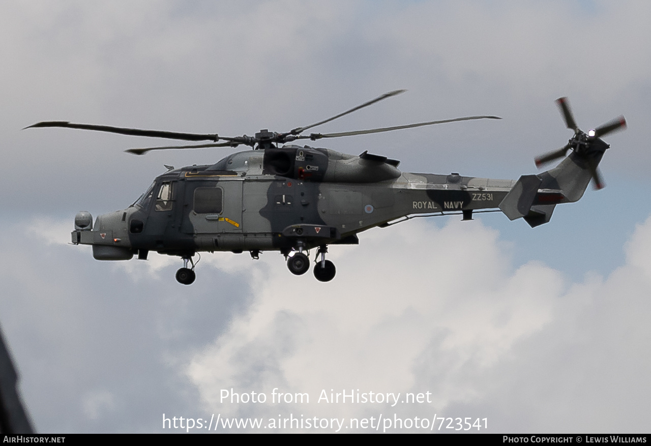 Aircraft Photo of ZZ531 | AgustaWestland AW-159 Wildcat HMA2 | UK - Navy | AirHistory.net #723541