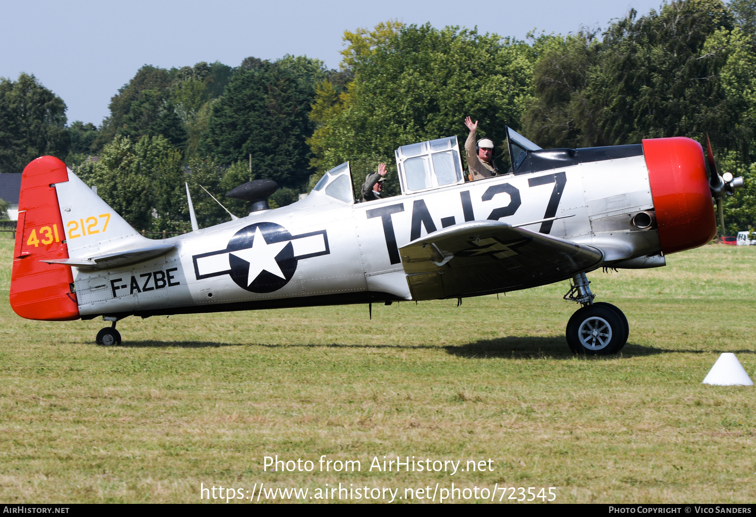 Aircraft Photo of F-AZBE / 4312127 | North American SNJ-4 Texan | USA - Air Force | AirHistory.net #723545