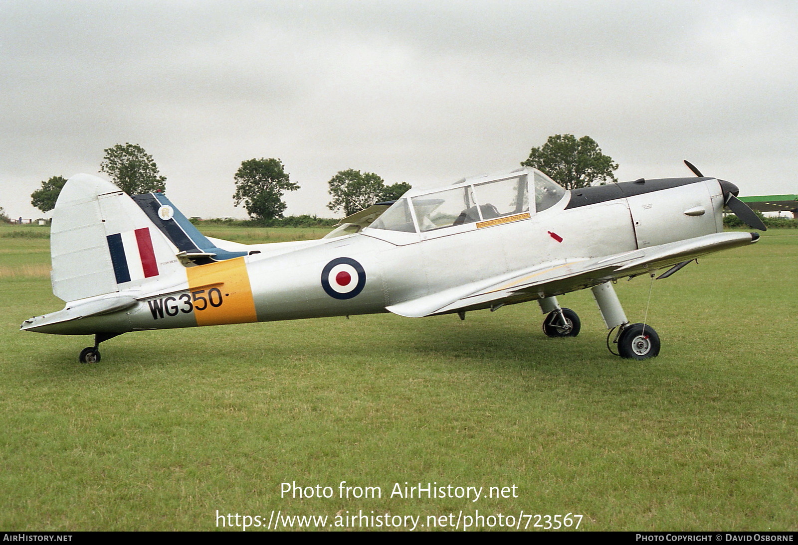 Aircraft Photo of G-BPAL / WG350 | De Havilland DHC-1 Chipmunk Mk22 | UK - Air Force | AirHistory.net #723567